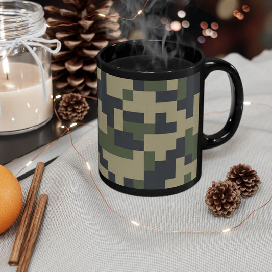 Stealth Camo Midnight Black Mug - 350 ML - Microwave safe Dishwasher Safe
